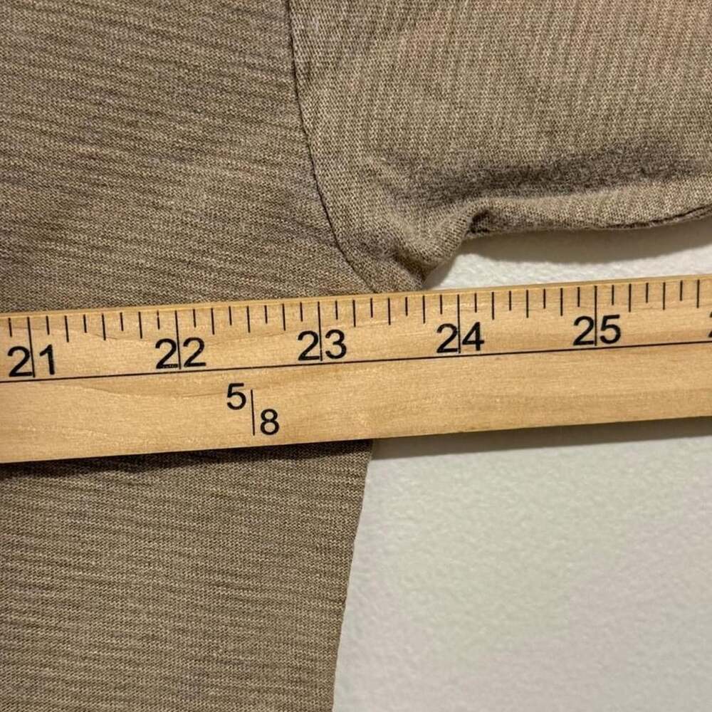 Vintage Textured Slub T-Shirt Size XL Brown Short Sleeve Crewneck - Picture 4 of 5